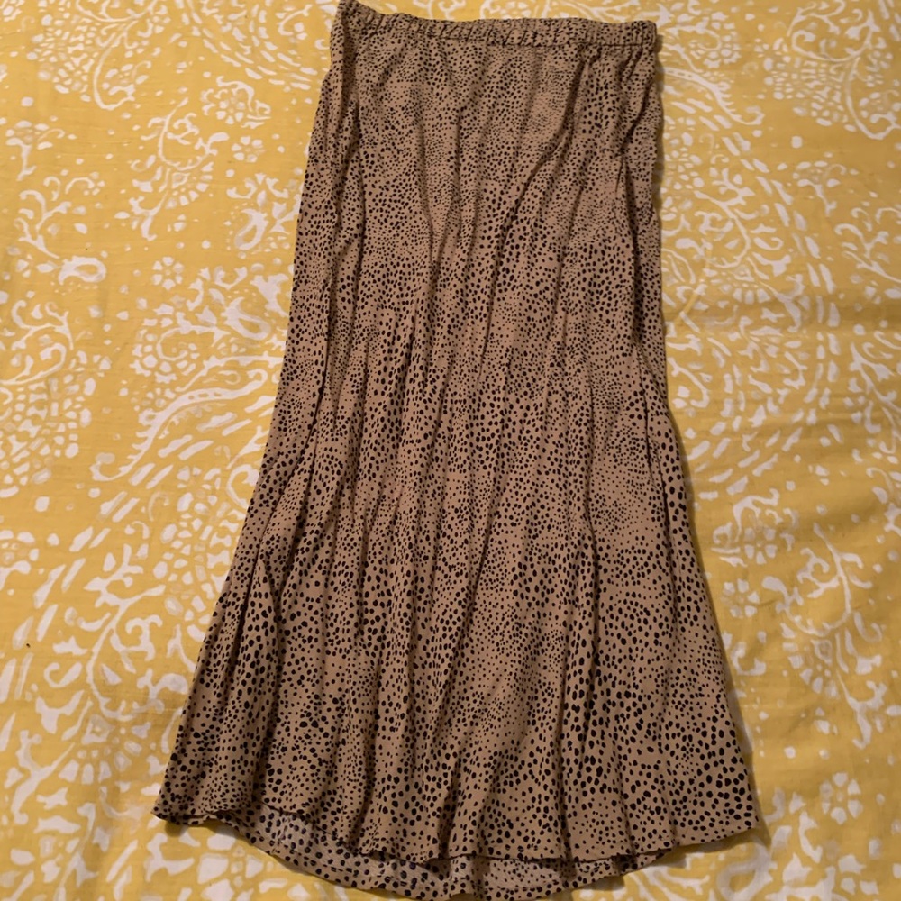 Leopard print skirt